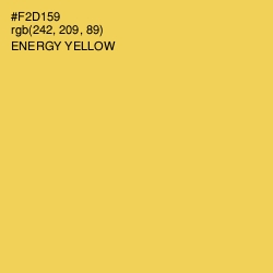 #F2D159 - Energy Yellow Color Image